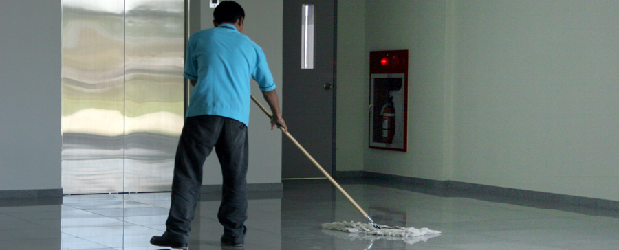 Cleaning office space