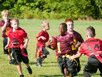 Young rugby team